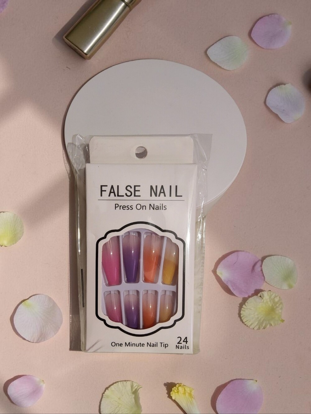 10 /$10 Vibrant Gradient Press On Nails Set